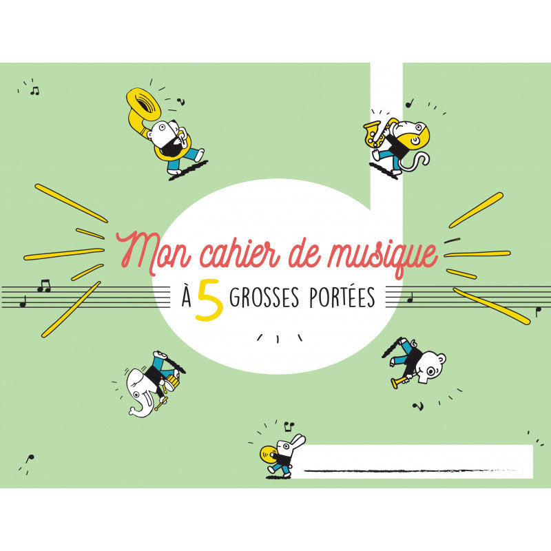 Hexamusic Cahier De Musique 5 Portées