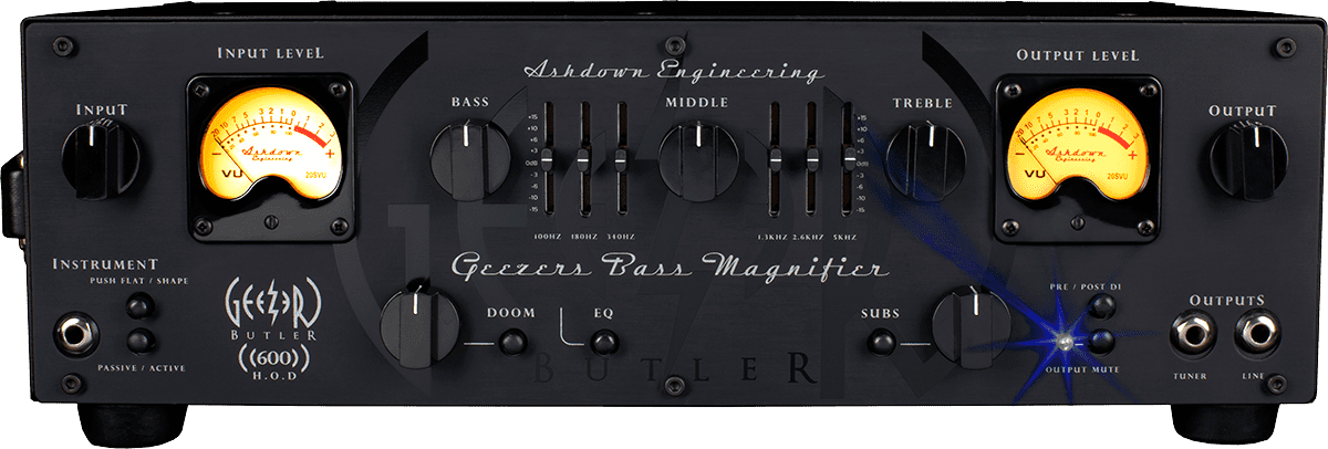 Ashdown HOD-600 Geezer Butler Sign.