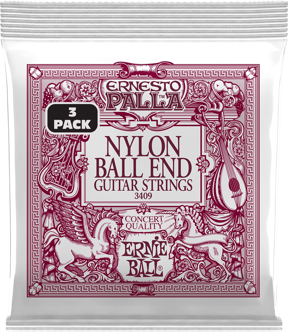 Ernie Ball 3409 Pack de 3 Nylon Ball End 28-42
