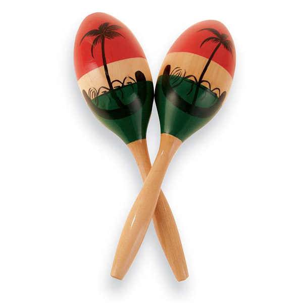 Latin Percussion CP287 Maracas CP Bois Peint