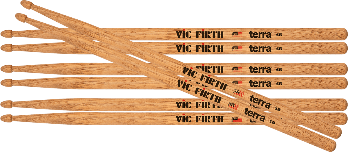 Vic Firth Pack 4 Paires 5B American Classic Terra