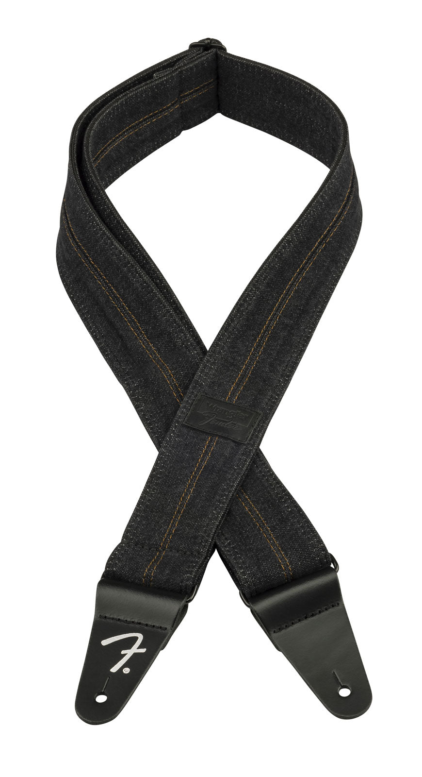 x Wrangler Denim Strap Washed Black Stitch