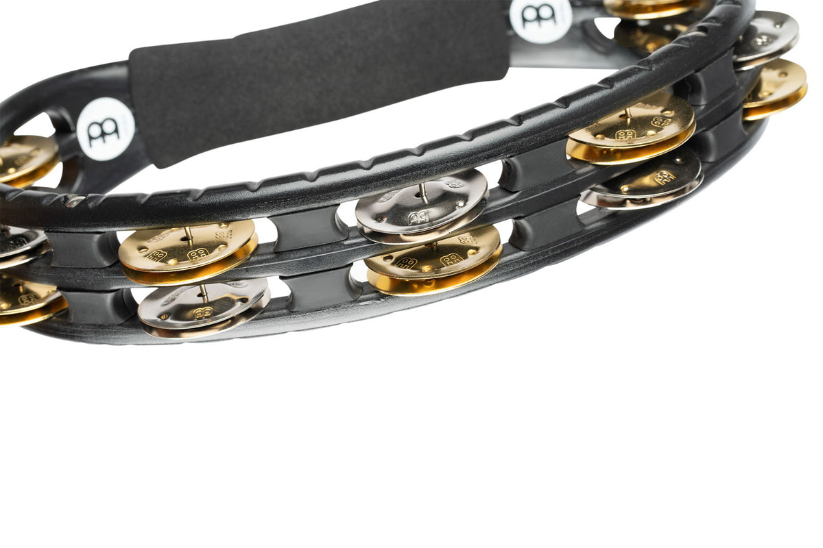 TMT1MBK - Tambourin Abs DEMI-lune Noir