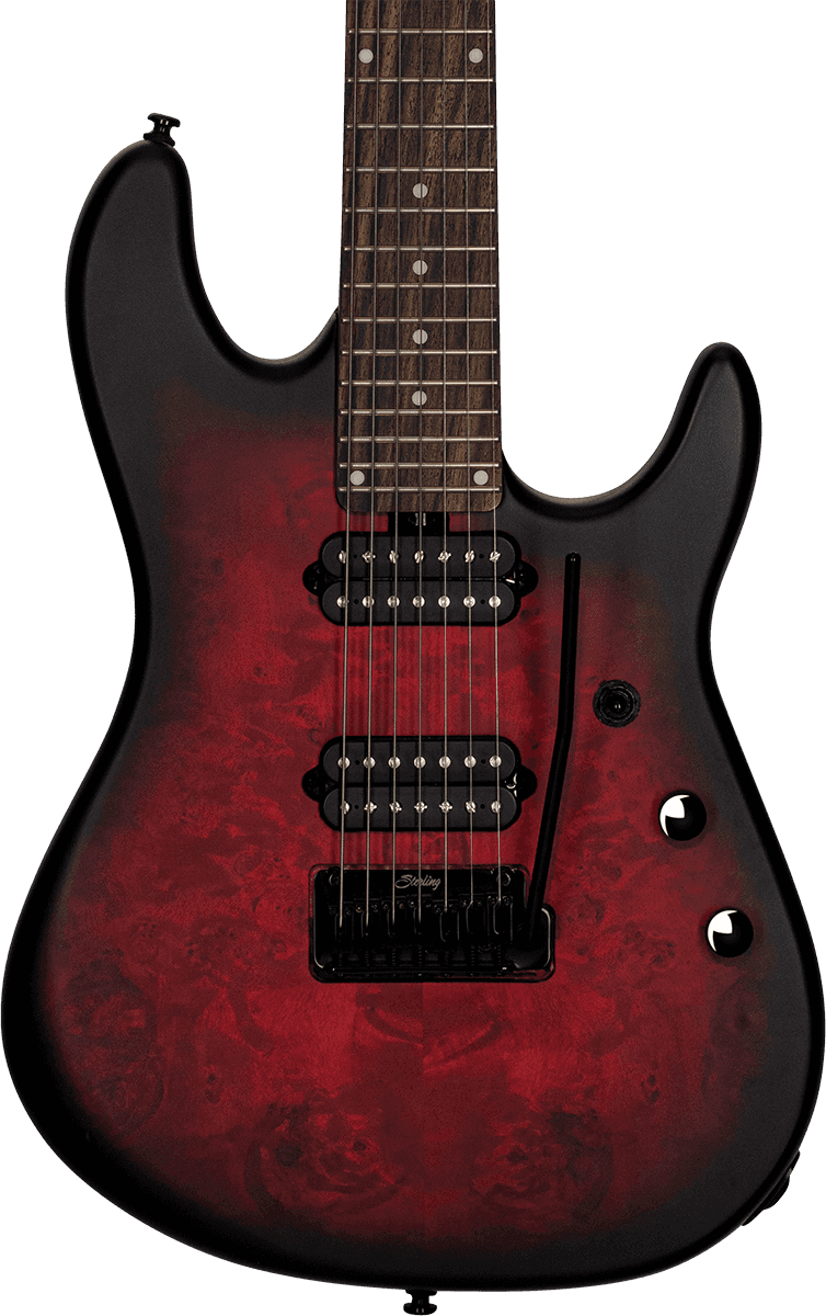 Jason Richardson Dark Scarlet Burst Satin 7 Cordes