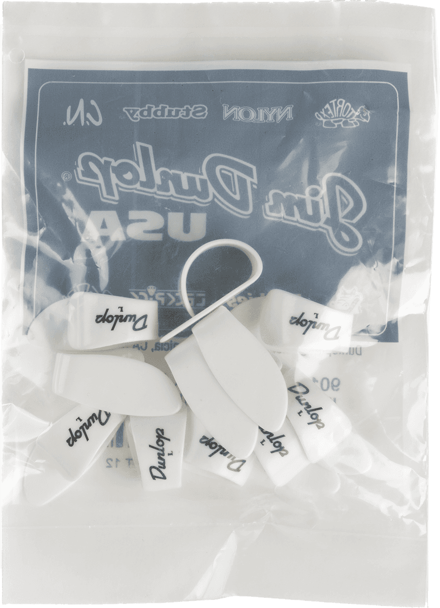12 x Pouces Gauchers Blancs Larges
