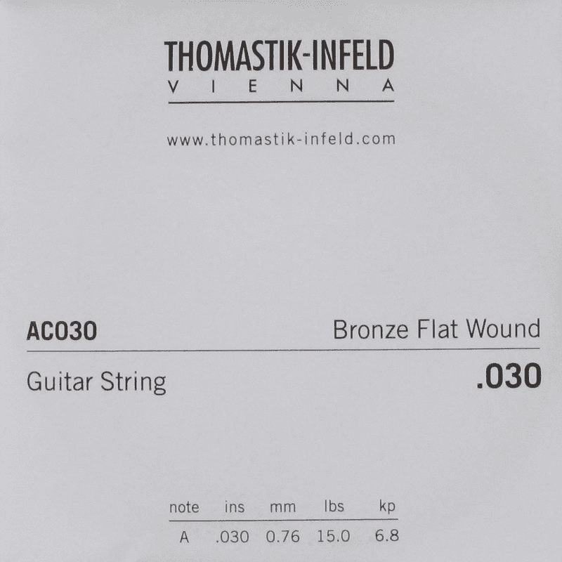 Corde Plectrum Acoustic Series Sans Nickel 30