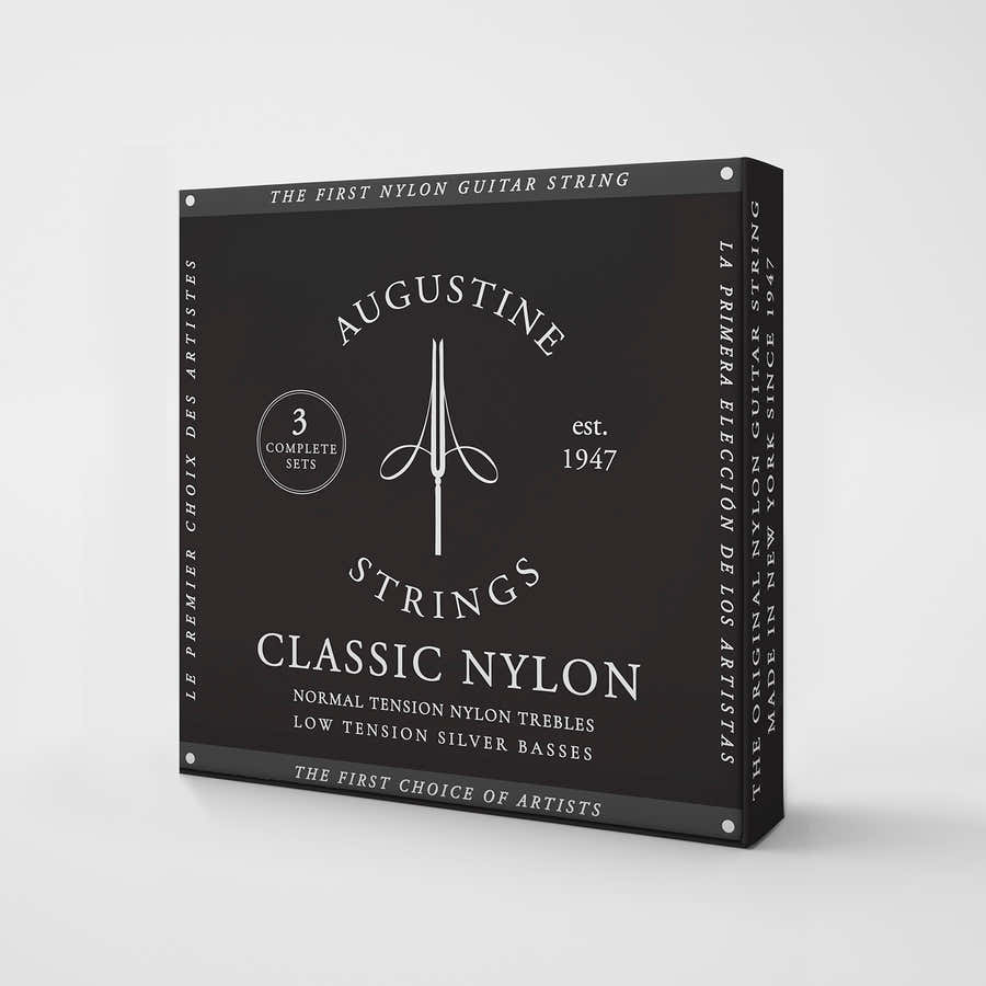 Classique Standard Noir Tirant Faible Pack de 3