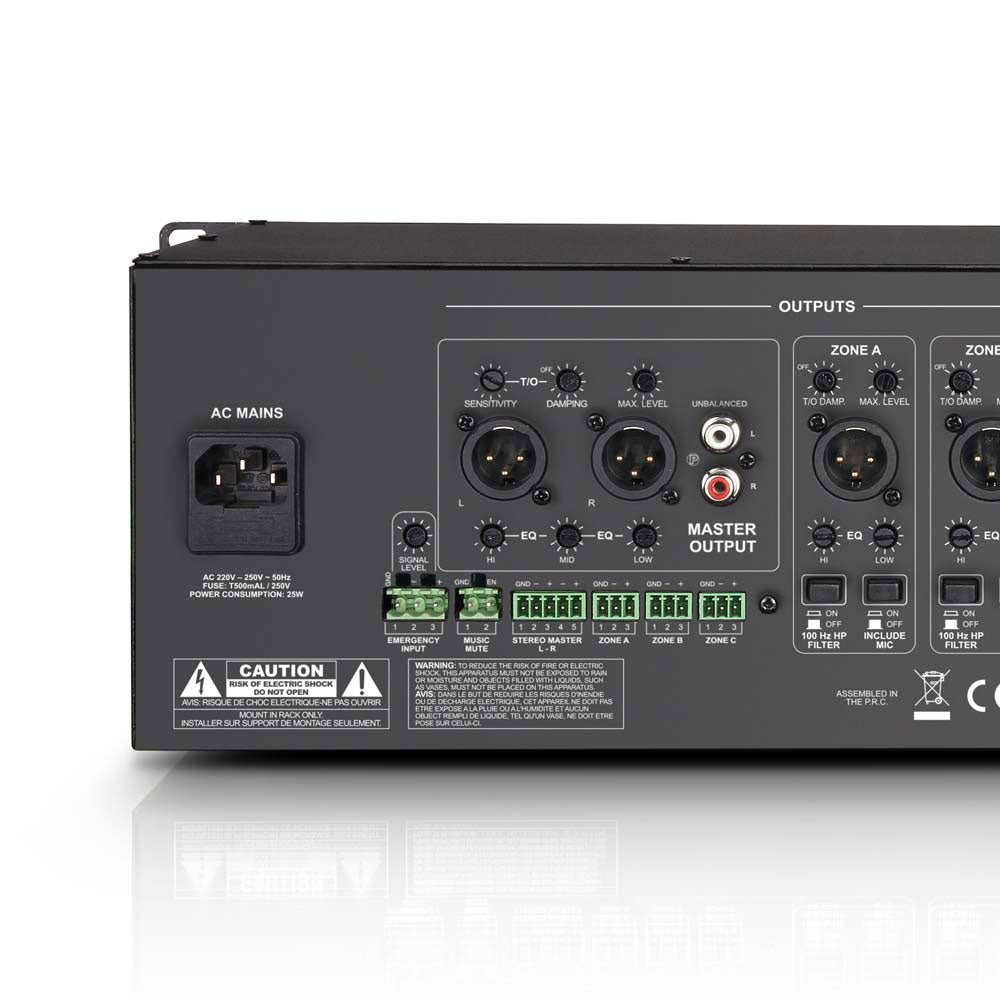 Zone 624 - Mixeur 4 Zones Rackable 3 U