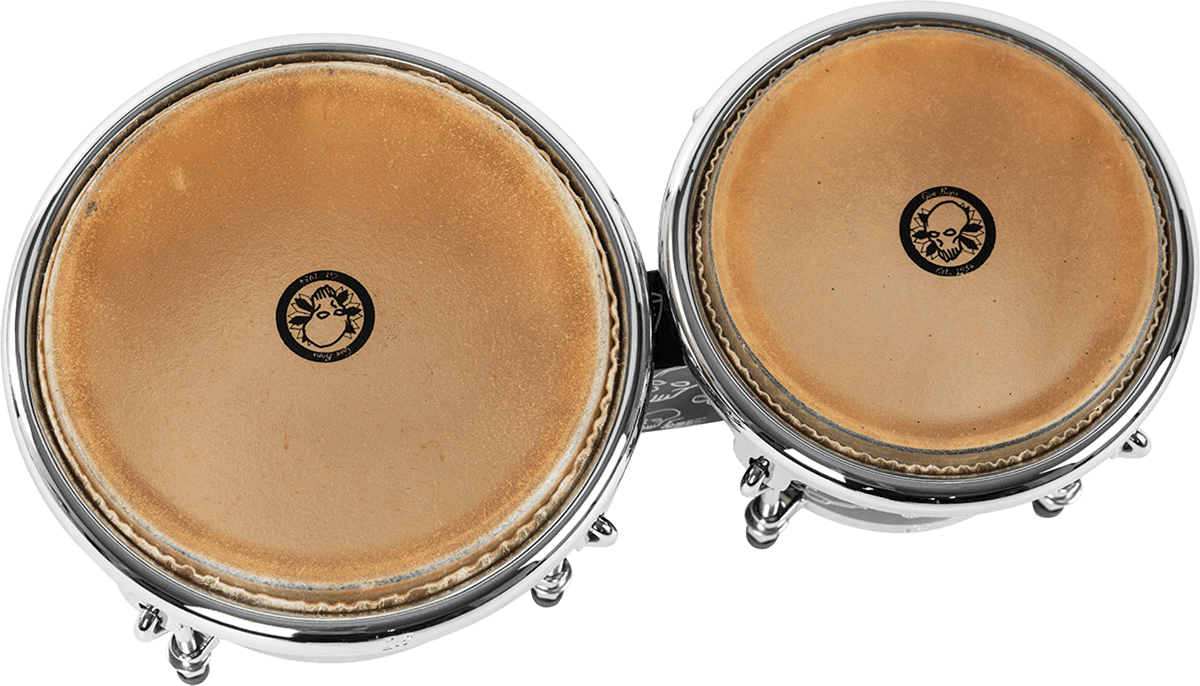 Bongos 7" et 8,5 Asian Oak - Black Custome Signature Lenny Castro