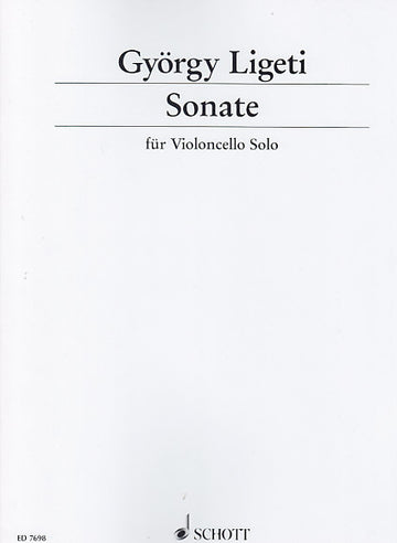 Ligeti Gyorgy - Sonate Pour Violoncelle Seul
