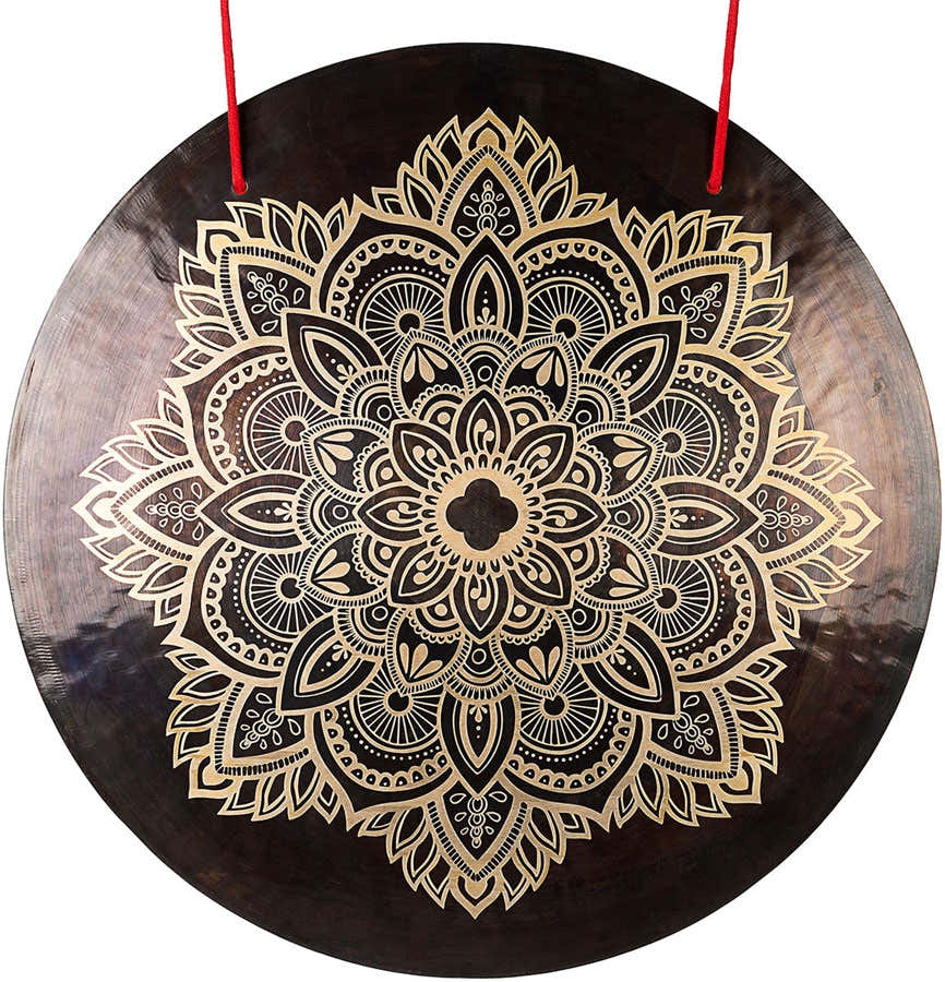 Wind Gong 28" Mandala floral