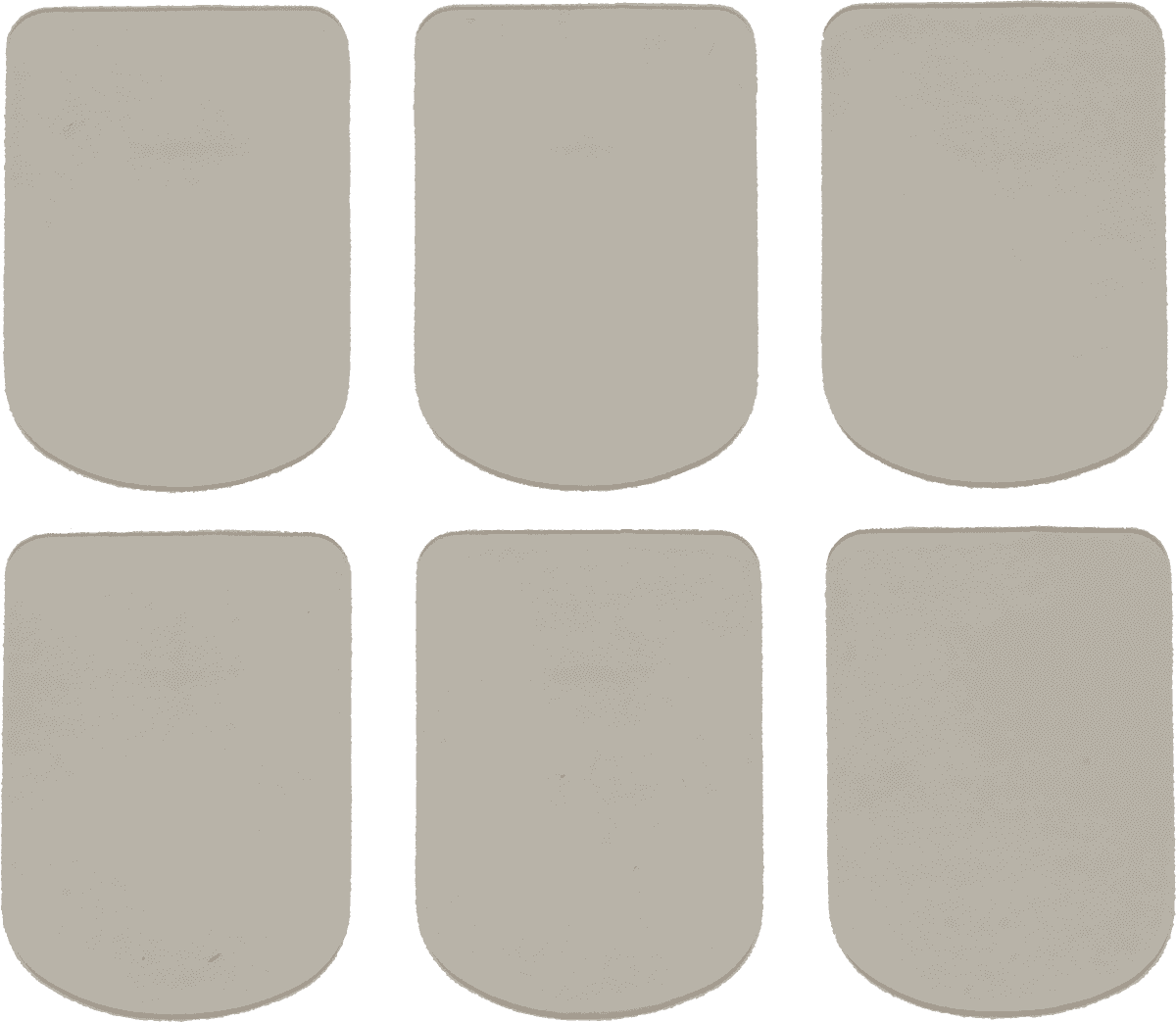 Pastilles Protège Bec Transparent Petit 09MM (X 6)