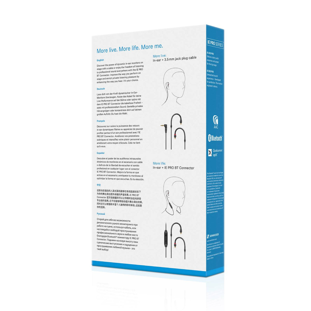 Ie 100 Pro Wireless Clear (sans Fil)