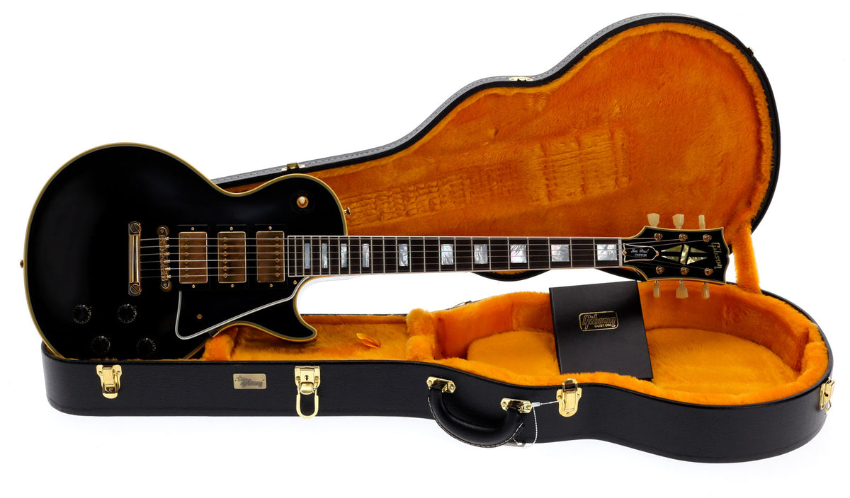 Les Paul Custom 1957 3-pickup Vos Ebony CS HRC #74491