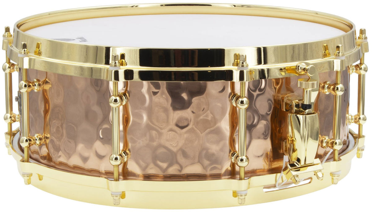 BZH-5014DHBR - Caisse Claire 14" x 5" - Fût Bronze Martelé - Cercle Moulé