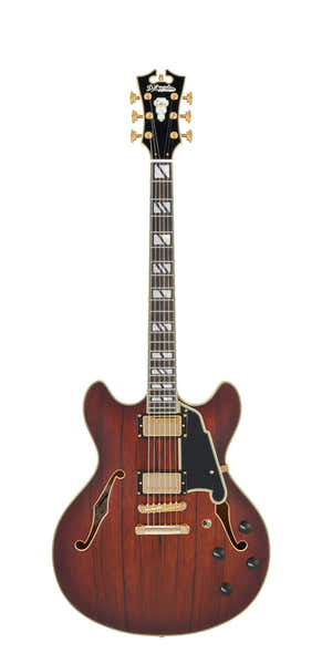 Deluxe DC Satin Brown Burst