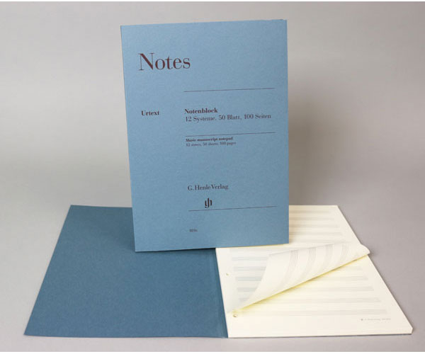 Bloc Notes 12 Portées