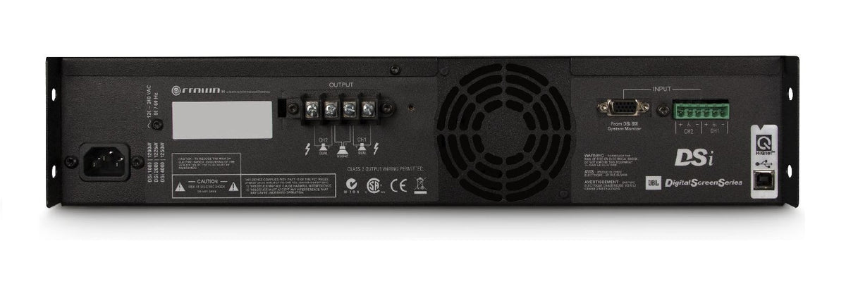 DSI4000 - Amplificateur 2 X 1200W/ 4 Ohms + DSP