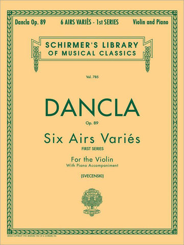 Dancla Charles - 6 Airs Varies Op.89 - Violon et Piano