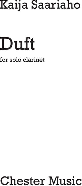 Duft for Solo Clarinet