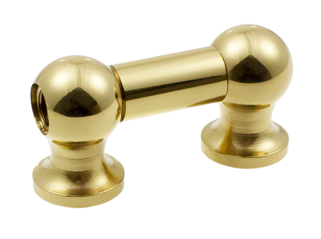 TL1D25-BR Coquille Tube 25mm Dorée Double Tirant (X1)
