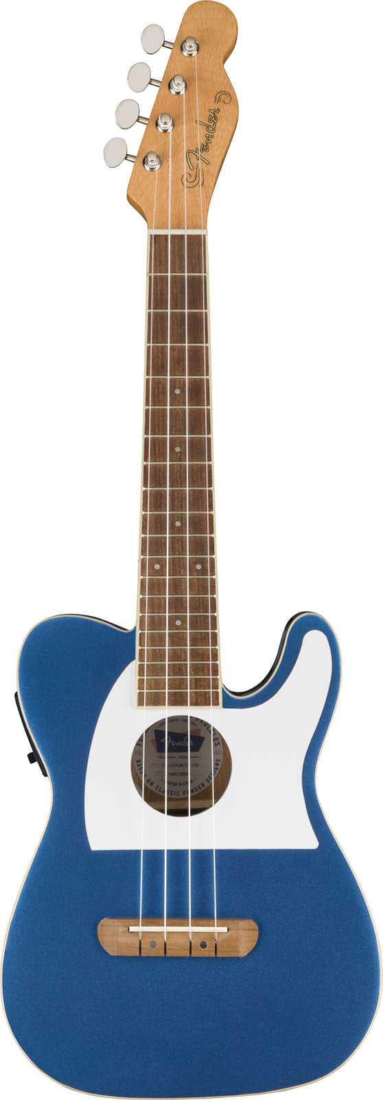 Telecaster Fullerton Uke WN Lake Placid Blue