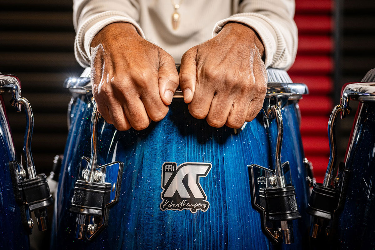WKT1134BW - Artist Series William Kachiro Conga 11 3/4" - Blue Wave