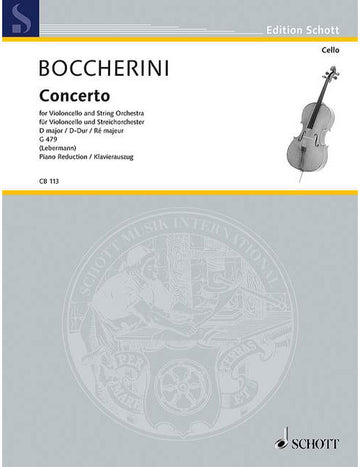 Boccherini - Concerto No. 2 In D Major G 479 - Violoncelle et String Orchestre