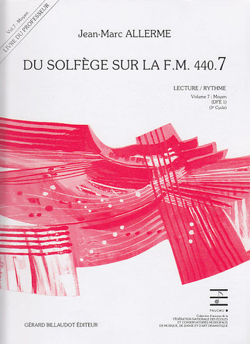 Allerme JEAN-marc - Du Solfege Sur La FM 440.7 Lecture / Rythme (professeur)
