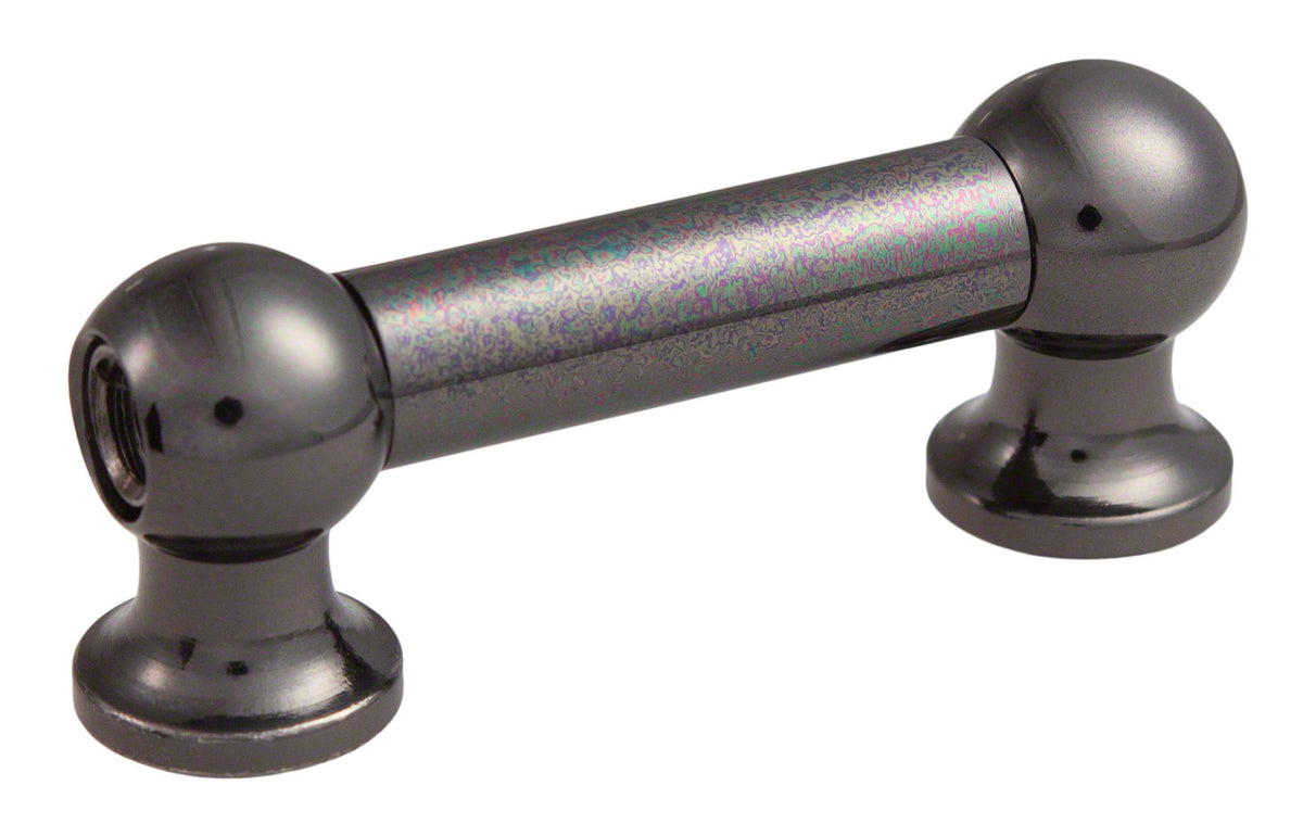 TL12D38-Bk Coquille Tube 38mm Noir Double Tirant (X1)