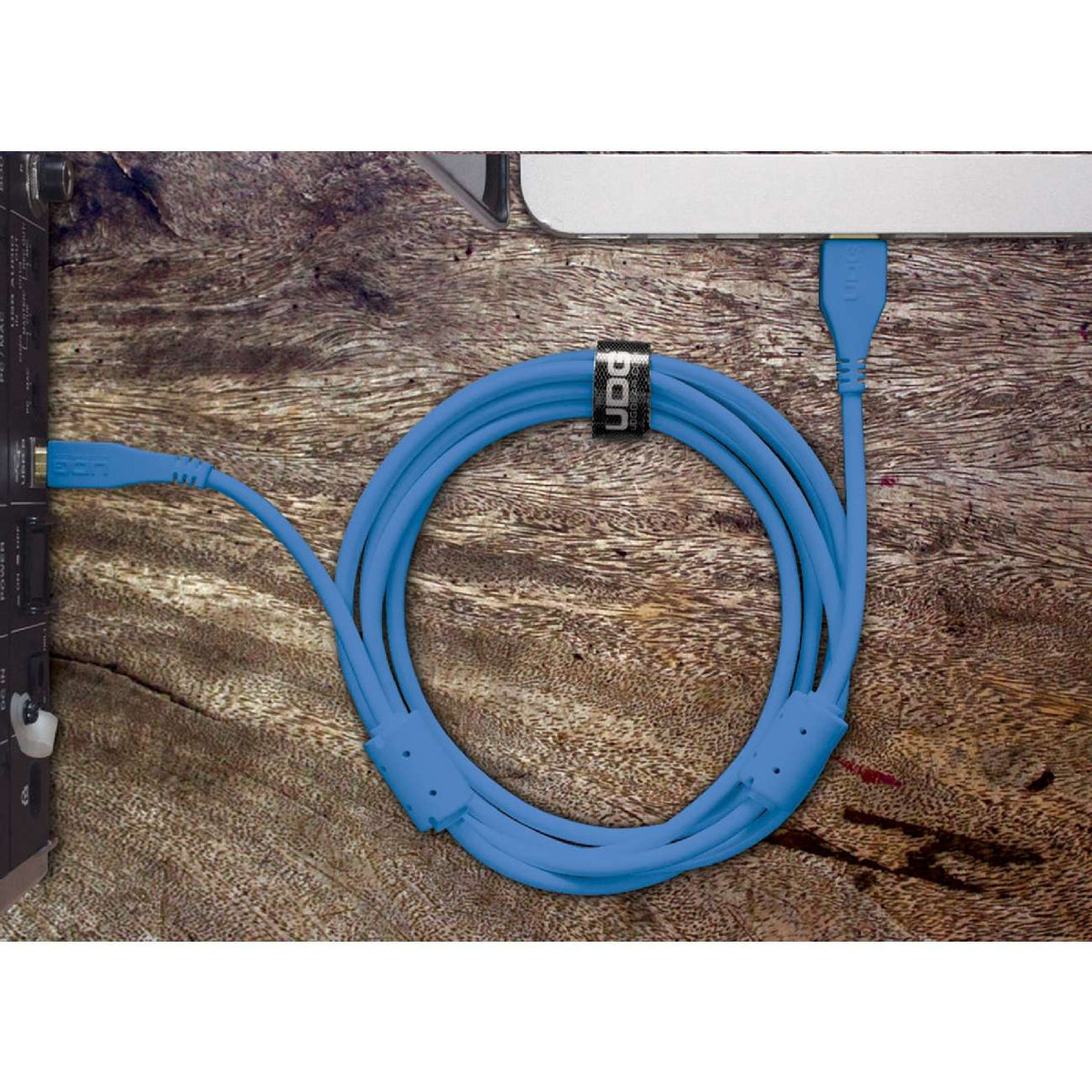 U 95002 LB - Câble USB 2.0 A-B Bleu Droit 2m