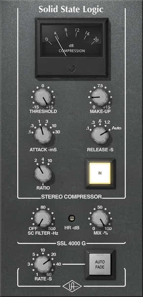 UAD SSL 4000 G Bus Compressor