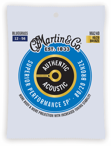 MA240 Authentic 80/20 Bronze SP Bluegrass 12-56