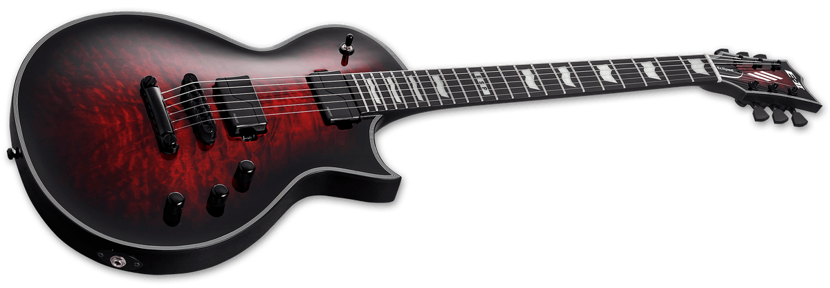 E-II Eclipse Quilted Maple Fluence See Thru Black Cherry Sunburst