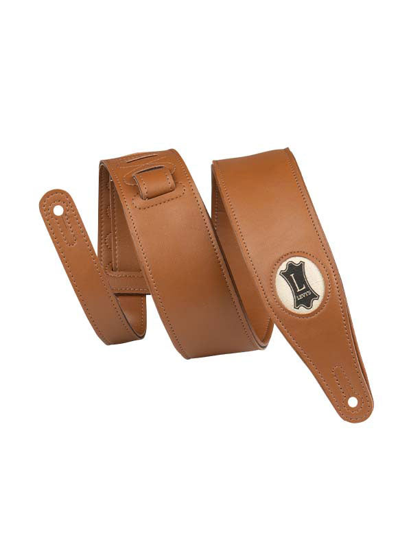 Cuir Vegan avec Logo Chanvre 6,4 Cm - Tan