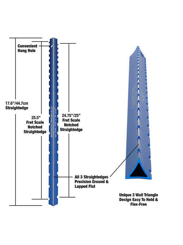 MN821 Tri-beam 3-en-1 - Régle de Planification Touche et Frettes