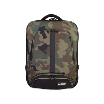 U 9108 BC-or - Ultimate Backpack Slim Black Camo Orange Inside