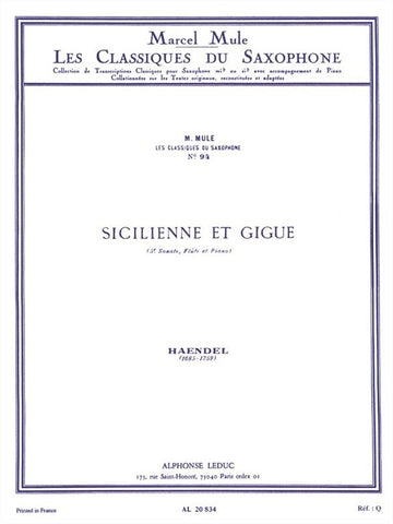 Sicilienne Et Gigue
