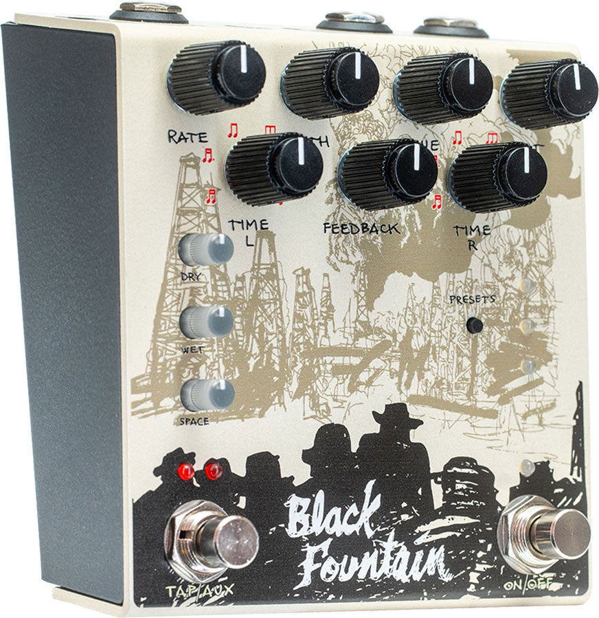 Black Fountain Stereo Cream - Oil Can Delay