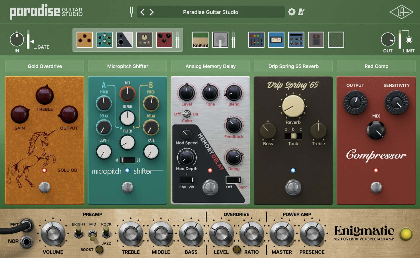 UAD Paradise Guitar Studio