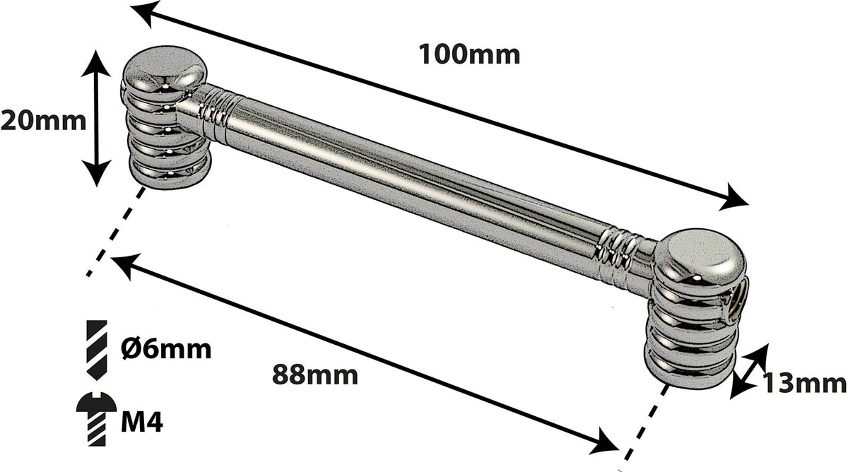 TL5D88 - Coquille Tube - 88mm - Double Tirant (X1)