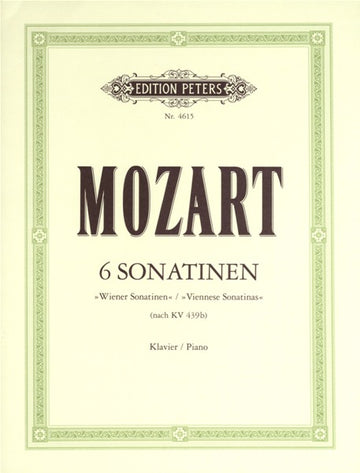Mozart Wolfgang Amadeus - 6 Viennese Sonatinas - Piano