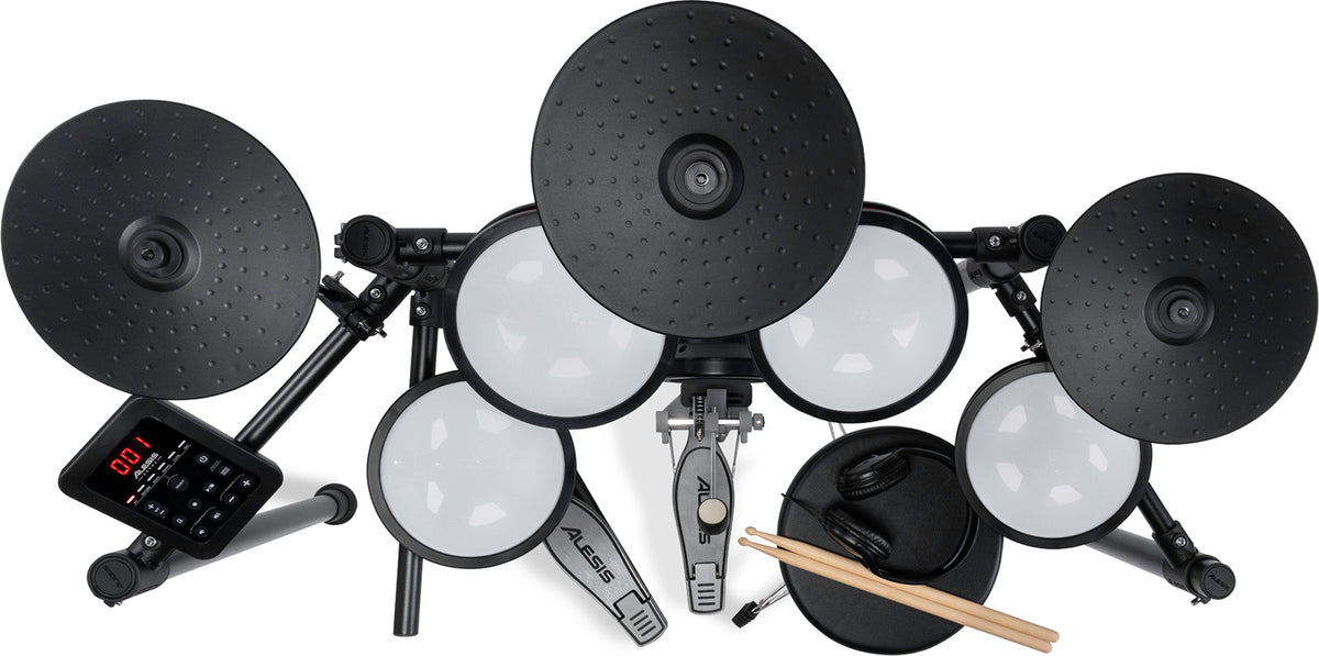 TURBOPROKIT Batterie électronique 8 pièces avec Bluetooth tout-en-un