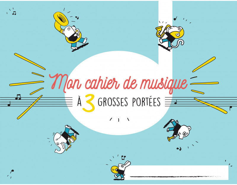 Hexamusic Cahier De Musique 3 Portées