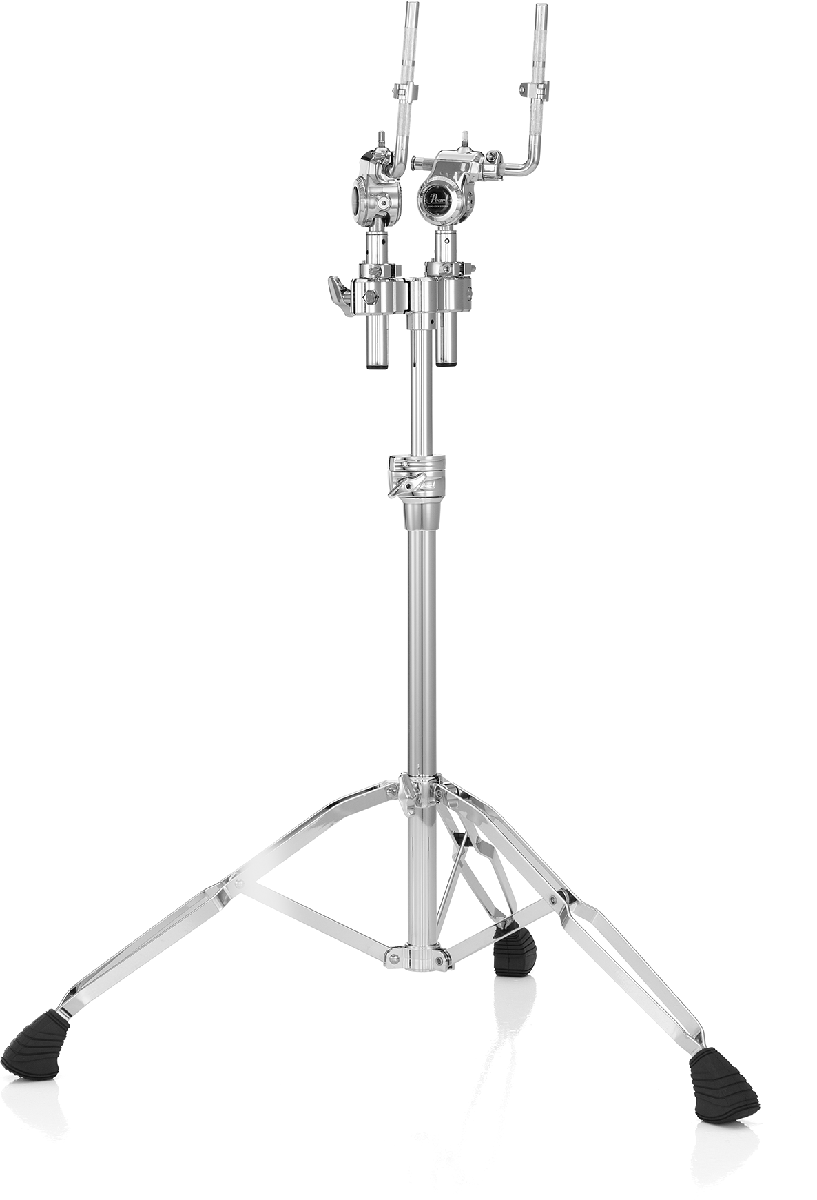 T-1035L Stand Double Toms Avec Attache GYROLOCK-L