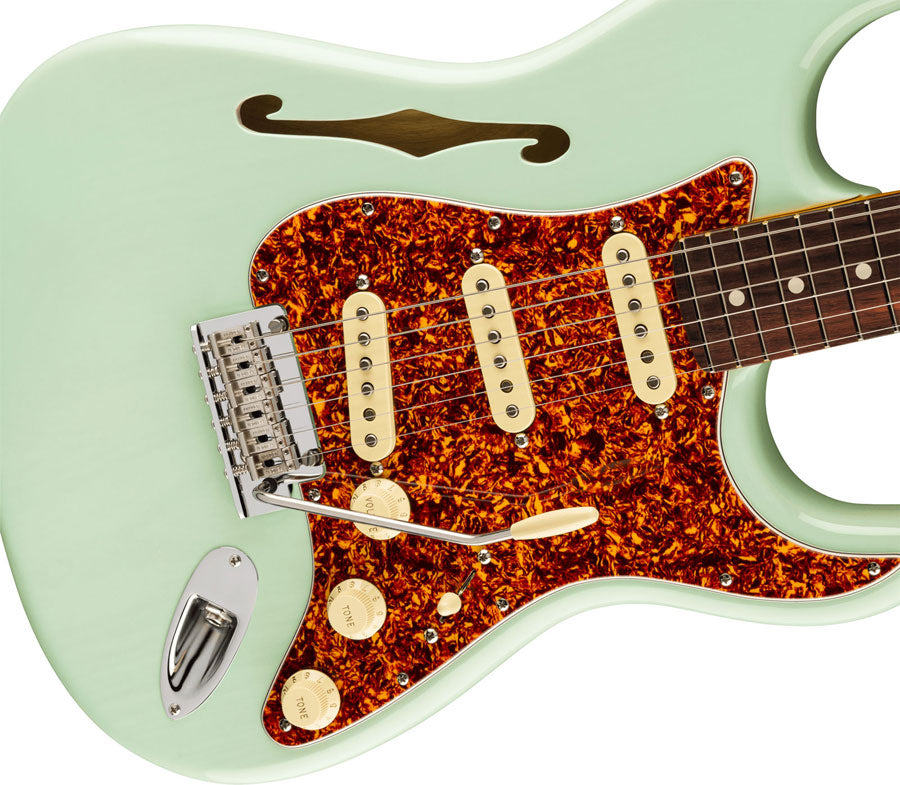 Stratocaster American Professional II RW Transparent Surf Green