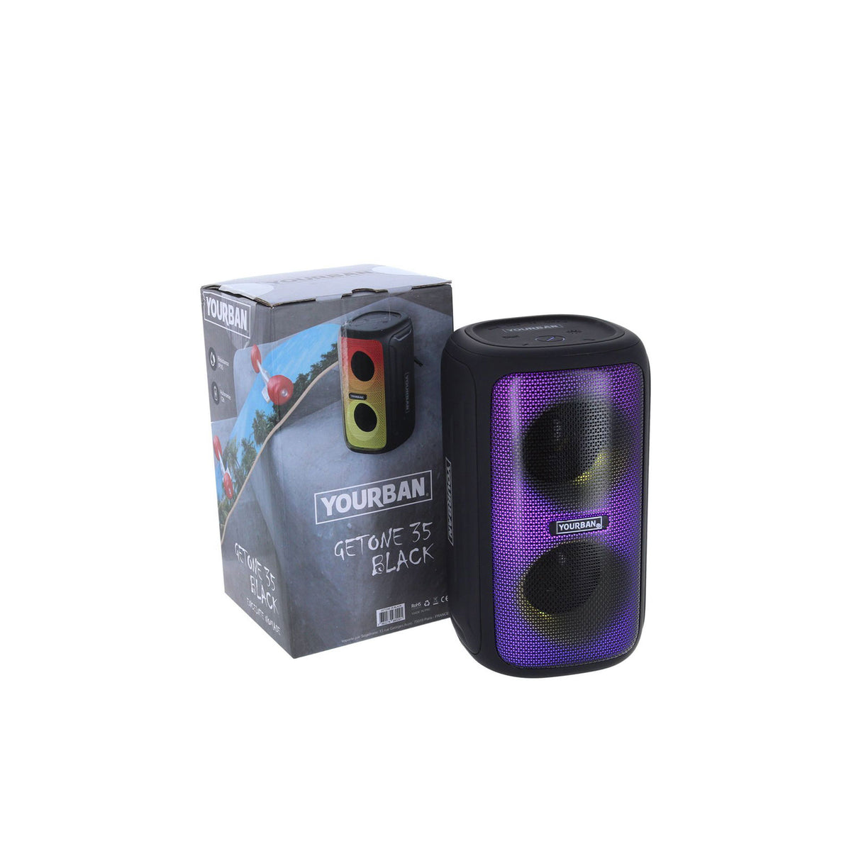 Getone 35 BL - Enceinte Nomade - Noir