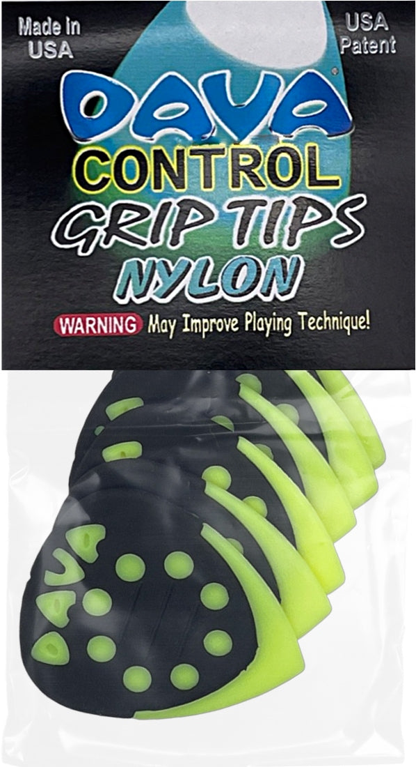 Médiators Grip Tips Nylon Sachet De 6 Pcs