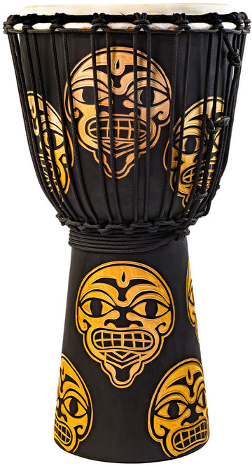 Djembe Street Series Carved Watcher 8" Tssdj-Stw