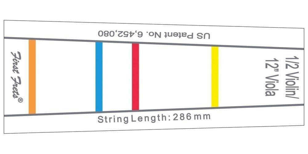 Gewa Repères Pour Touche First Fret 303 MM Pour Violon 3/4 et Alto 33 CM (13")